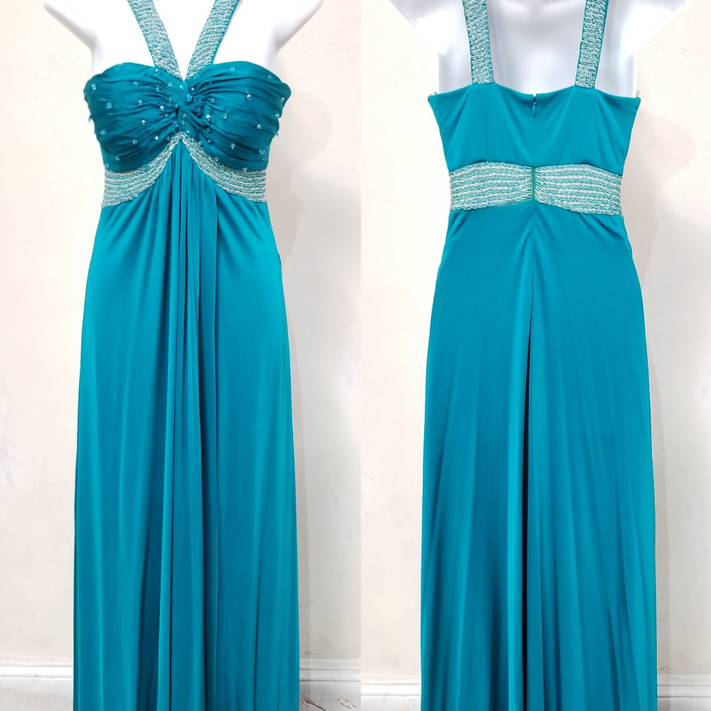 Hand Embellished Evening Dress by an Artisan